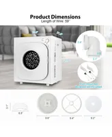 1500W Electric Tumble Compact Laundry Dryer Stainless Steel Tub 13.2 lbs