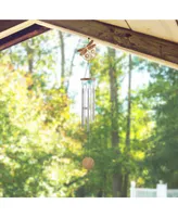 34" Long Wood Silhouette Dragonfly Wind Chime