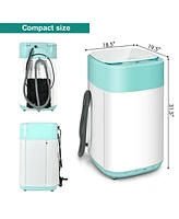 Costway 8lbs Portable Fully Automatic Washing Machine W/ Drain Pump