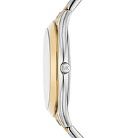 Michael Kors Women's Slim Runway Three-Hand Two-Tone Stainless Steel Watch 42mm