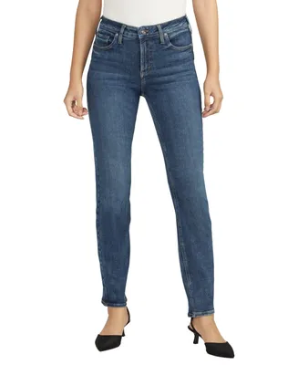 Silver Jeans Co. Women's Infinite Fit Mid Rise Straight Leg