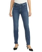 Silver Jeans Co. Women's Infinite Fit Mid Rise Straight Leg Jeans