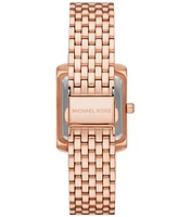 Michael Kors Women's Emery Three-Hand -Tone Stainless Steel Watch 33 x 27mm