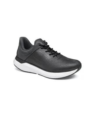 Johnston & Murphy Men's Miles U-Throat Leather Lace-Up Sneakers