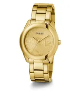 Guess Women's Analog Gold-Tone Stainless Steel Watch 40mm