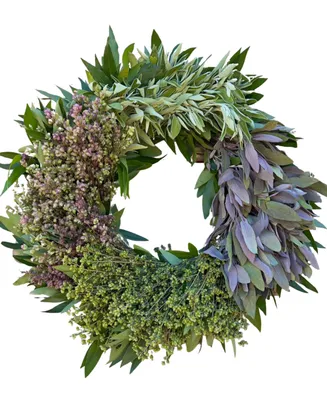 GreenishBlu Fresh Real Bay Leaf, Sage and Oregano Wreath