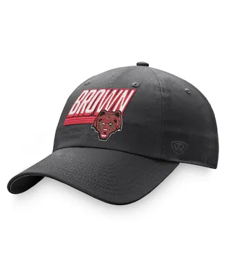 Men's Top of the World Charcoal Brown Bears Slice Adjustable Hat