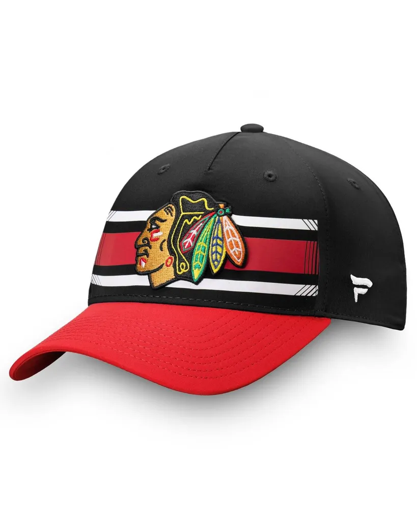 Men's Fanatics Branded Red/Black Chicago Blackhawks Special Edition 2.0 Trucker Snapback Adjustable Hat