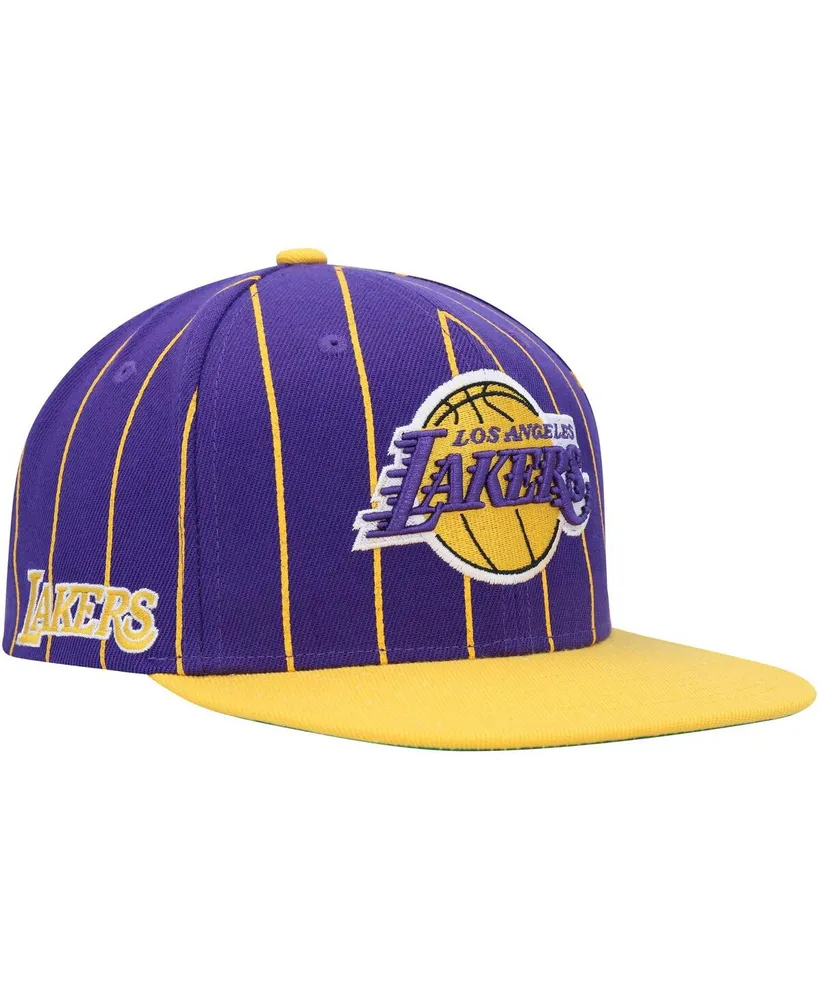 Men's Mitchell & Ness Purple Charlotte Hornets Soul Cross Check Snapback