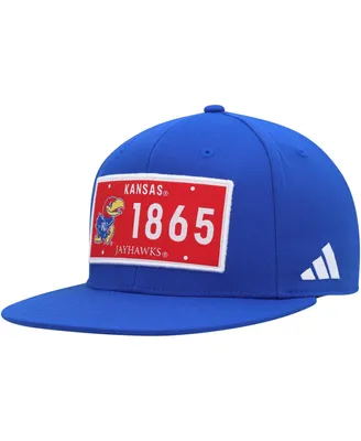 Men's adidas Royal Kansas Jayhawks Team On-Field Baseball Fitted Hat