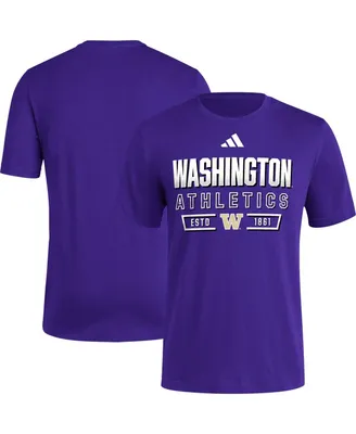Men's adidas Purple Washington Huskies Head of Class Fresh T-shirt
