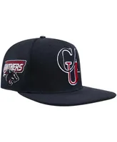 Men's Pro Standard Black Clark Atlanta Panthers Arch Over Logo Evergreen Snapback Hat