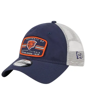 Men's New Era Navy Chicago Bears Property Trucker 9TWENTY Adjustable Hat