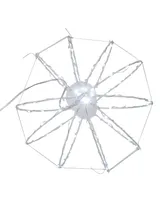 Kurt Adler 12" Cool Superbright Led Clear Wire Foldable Metal Sphere