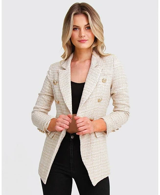 Belle & Bloom Princess Polina Textured Weave Blazer