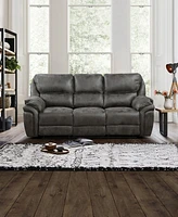 White Label Fleming 90" Double Reclining Sofa