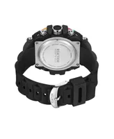 Kenneth Cole Reaction Men's Analog Digital Black Plastic Watch 49mm