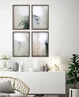 Subtle Grasses Framed Art, Set of 4