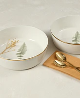 Porland Botanical 2 Piece Bowl Set, Service for 2