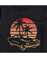 Airwaves Men's Sunset Car Short Sleeve T-shirt