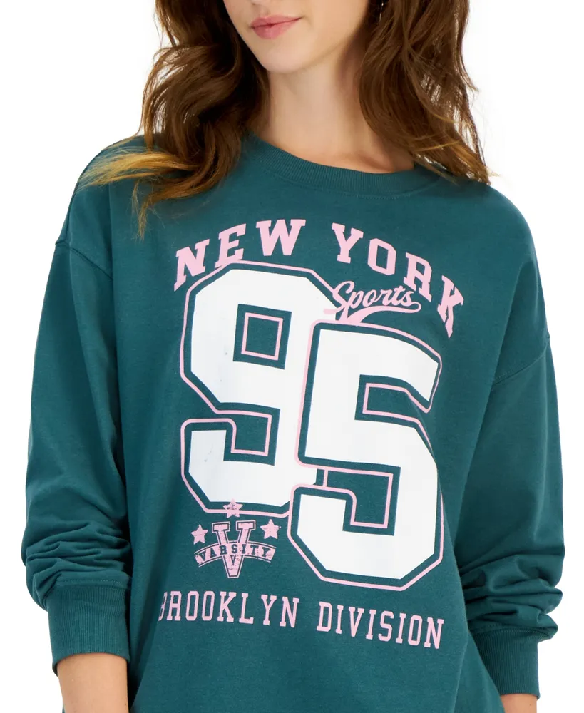 Rebellious One Juniors' New York Crewneck Sweatshirt