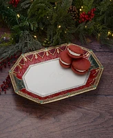 Fitz and Floyd Noel Holiday Large Platter, 16-in x 12-in