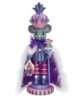 Kurt Adler 15" Hollywood Sugar Plum Mouse King Nutcracker