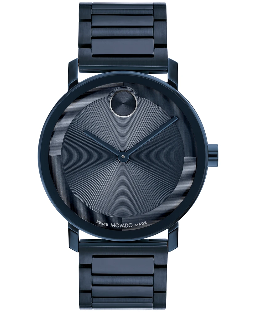 Movado Men's Bold Evolution 2.0 Swiss Quartz Ionic Plated Steel Watch 40mm