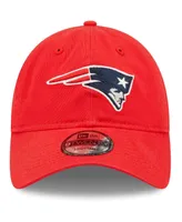 Men's New Era Red New England Patriots Icon Logo Core Classic 2.0 9TWENTY Adjustable Hat