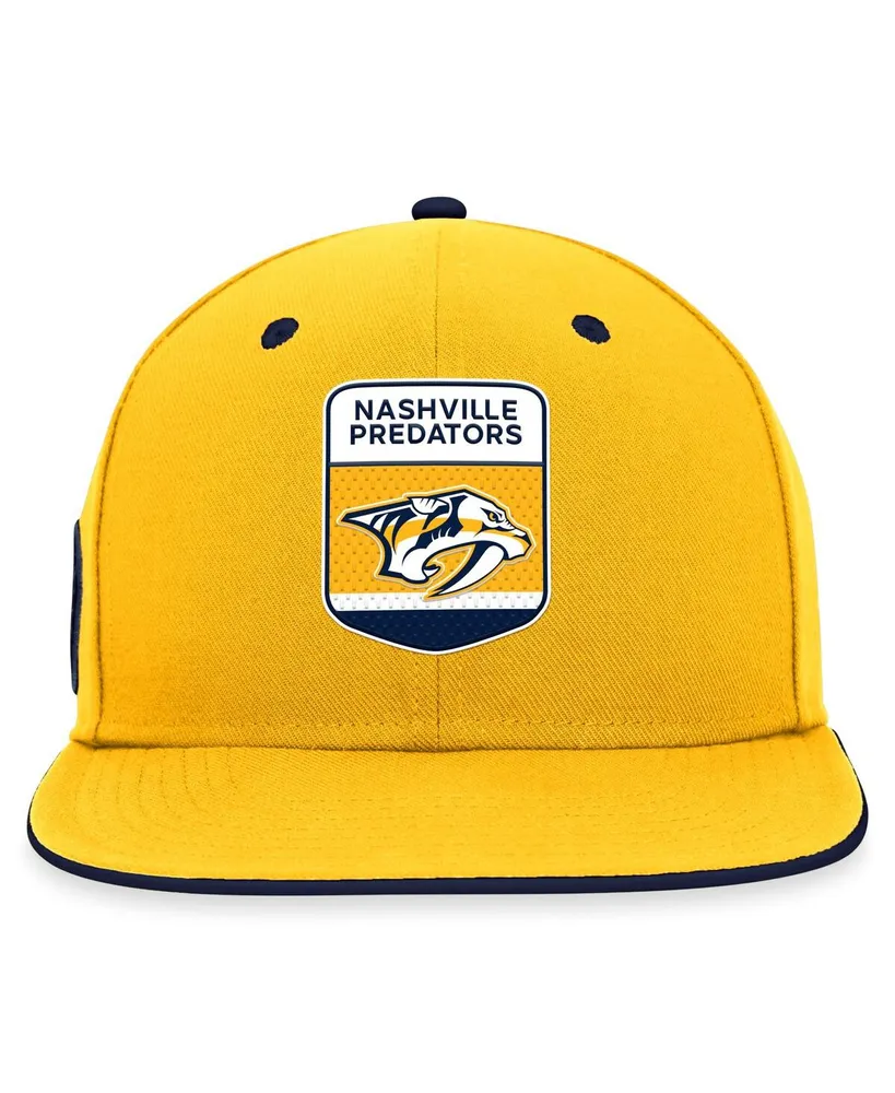 Men's Fanatics Gold Nashville Predators 2023 Nhl Draft Snapback Hat
