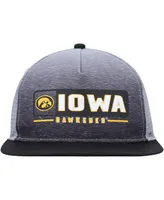 Men's Colosseum Black, Gray Iowa Hawkeyes Snapback Hat