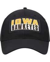 Men's Colosseum Black Iowa Hawkeyes Positraction Snapback Hat