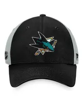 Men's Fanatics Black, Gray San Jose Sharks 2022 Global Series Snapback Hat