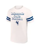 Men's Nfl x Darius Rucker Collection by Fanatics Cream Indianapolis Colts Vintage-Like T-shirt