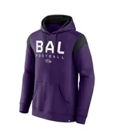 Men's Fanatics Purple Baltimore Ravens Call The Shot Pullover Hoodie