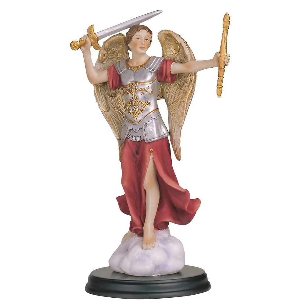 Fc Design 5"H Archangel Michael Statue Saint Michael The Strongest Angel Holy Figurine Religious Decoration Home Decor Perfect Gift for House Warming