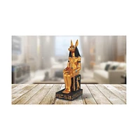 Fc Design 9.75"H Egyptian Deity Anubis Ancient Egyptian God of The Dead Black and Gold Statue Home Decor Figurine Home Decor Perfect Gift for House Wa