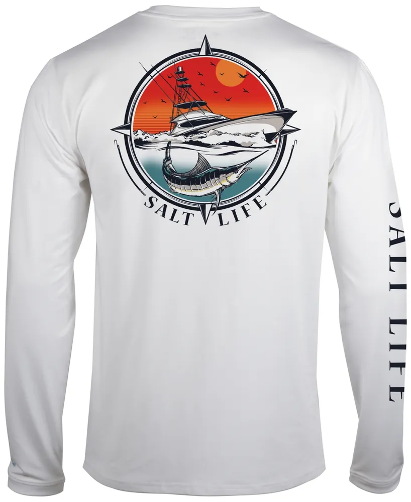 Salt Life Men's Performance Long Sleeve Pocket Tee - Macy's