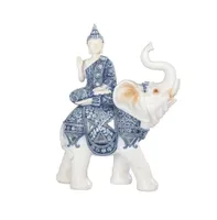 White Elephant Statue Feng Shui  Miniature Elephant Decoration