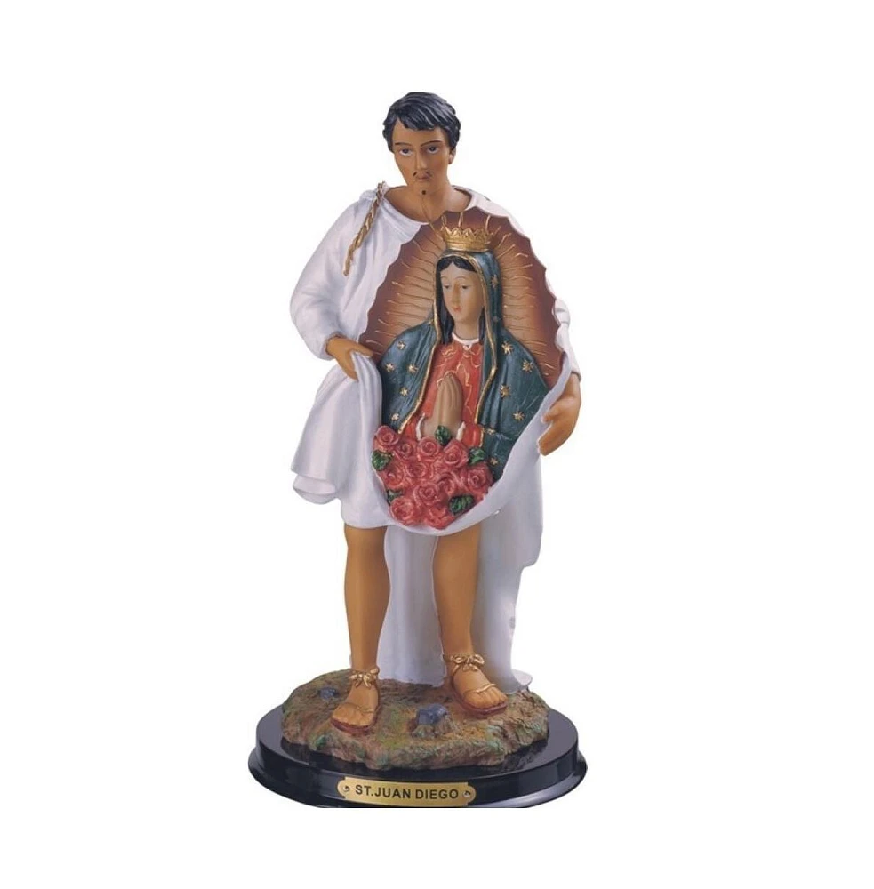 Fc Design 12"H Saint Juan Diego with Virgen of Guadalupe Statue Holy Figurine Religious Decoration Home Decor Perfect Gift for House Warming, Holidays