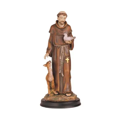 Fc Design 12"H Saint Francis Statue St. Francis of Assisi Holy Figurine Religious Decoration Home Decor Perfect Gift for House Warming, Holidays and B