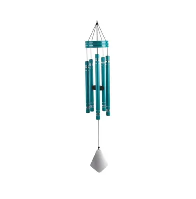 36" Long Tuned Traditional Turquoise Wind Chime