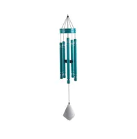 36" Long Tuned Traditional Turquoise Wind Chime