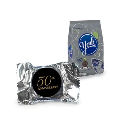 70 Pcs 50th Anniversary Candy Party Favors York Peppermint Patties - Assembly Required