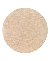 Livabliss Masterpiece High-Low Mpc-2302 5'3" x 5'3" Round Area Rug