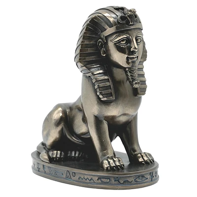 Fc Design 6"H Great Sphinx of Giza in Bronze Egyptian Sphinx Statue Home Decor Figurine Home Decor Perfect Gift for House Warming, Holidays and Birthd