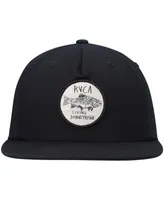 Men's Rvca Black Horton Sport Snapback Hat
