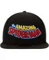 Men's New Era Black The Amazing Spider-Man 9FIFTY Adjustable Snapback Hat