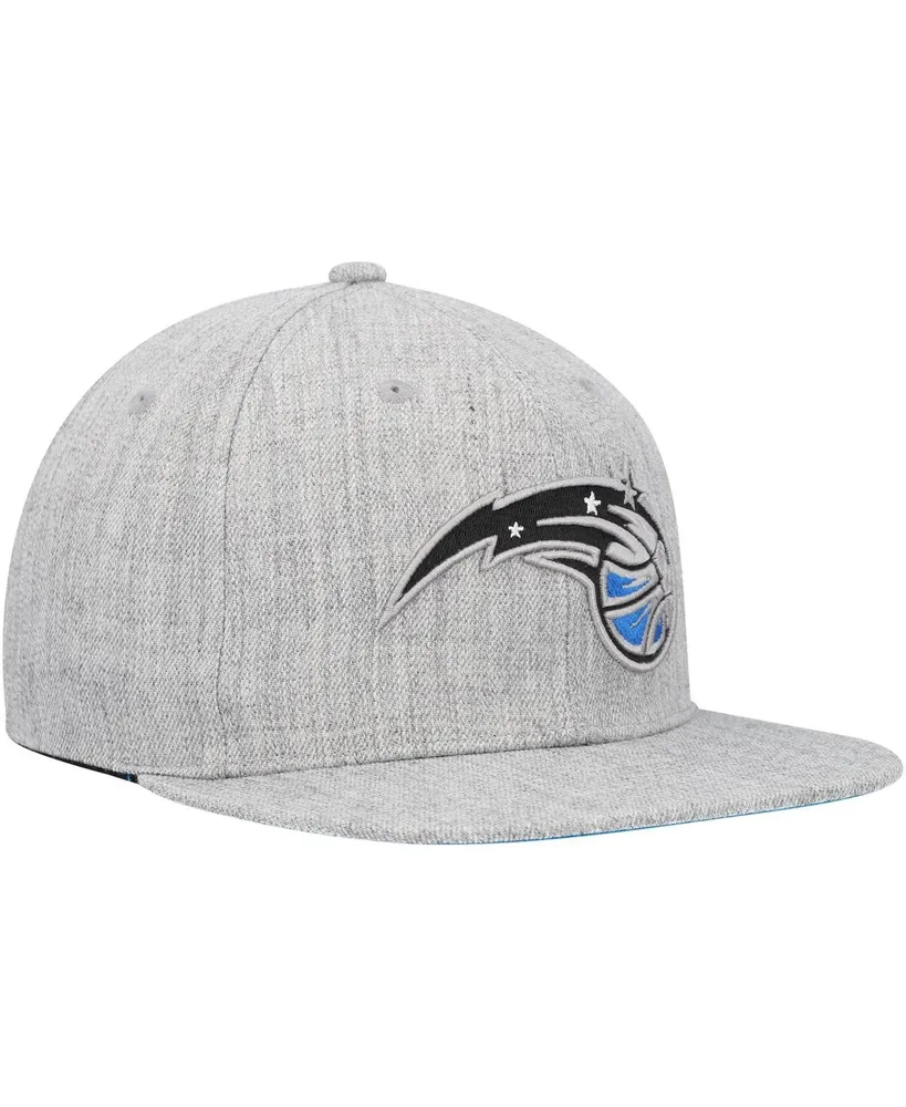 Men's Mitchell & Ness Heather Gray Orlando Magic Hardwood Classics 2.0 Snapback Hat