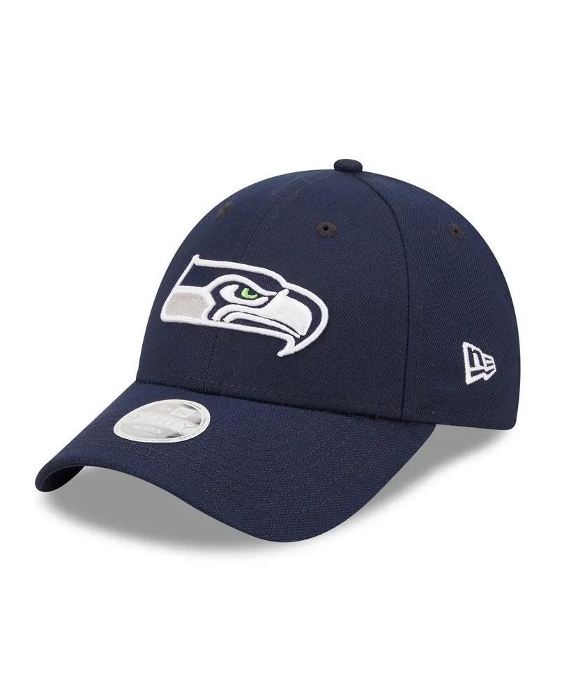 Women's New Era College Navy Seattle Seahawks Simple 9FORTY Adjustable Hat